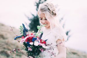 beautiful, flower, bride